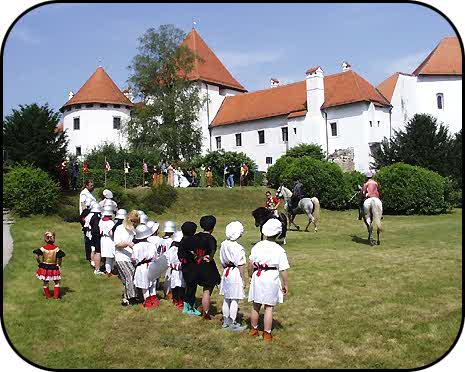 Croatian history - one of the castles and historical events in Varazdin